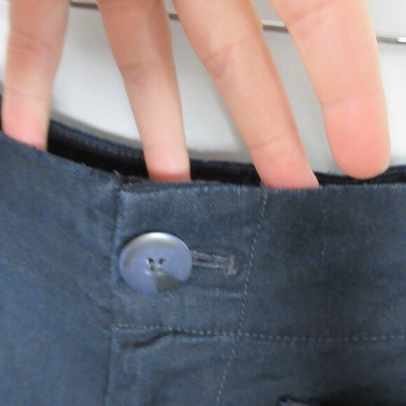 Maeve Anthropologie The Colette Women’s Pants Wide Leg Cropped Size 31 Black 486 - Picture 8 of 14